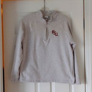 FSU women's quarter zip sweatshirt